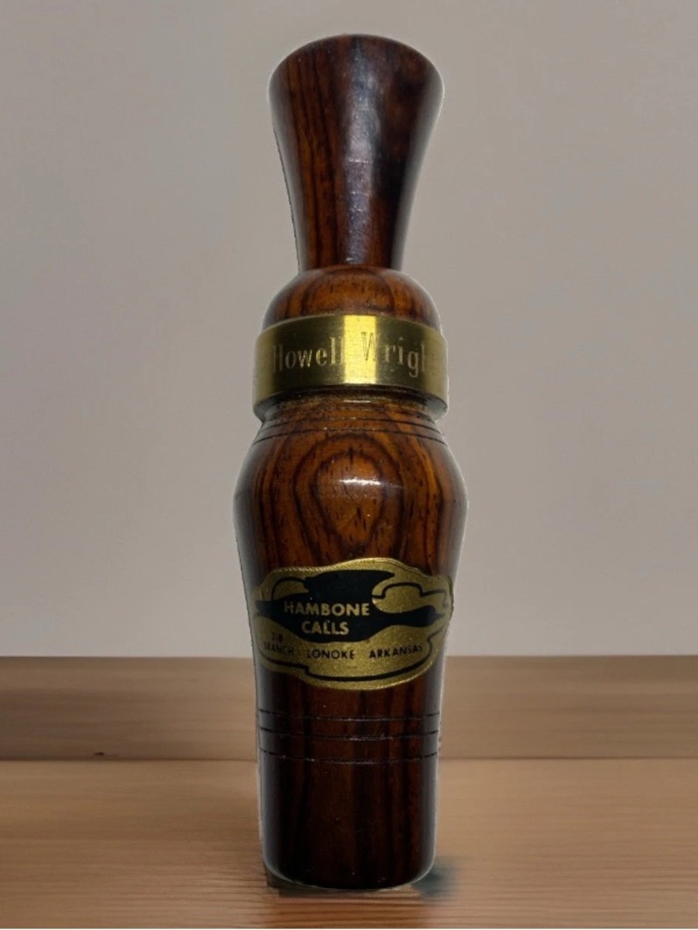 1989 Hambone Duck Call - Cocobolo